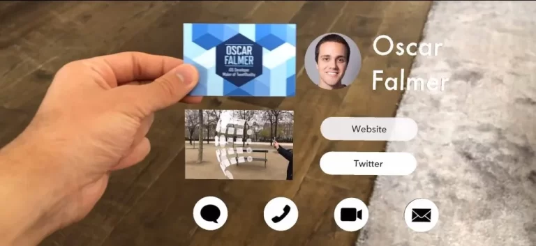 AR-business-card